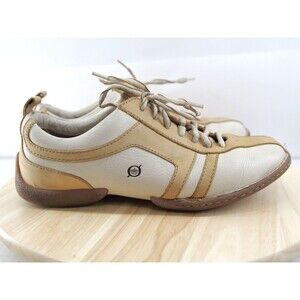 Born M2201‎ Men White Brown Lace Up Sneaker Shoe Size 11 EUR 45
